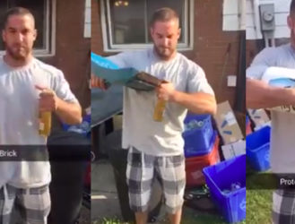 Guy opens beer bottles with random objects