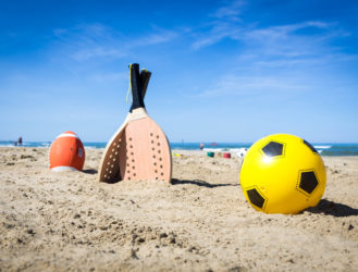 Bring your A game to the beach