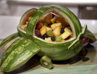 Let's Make: A Watermelon Airplane Fruit Bowl