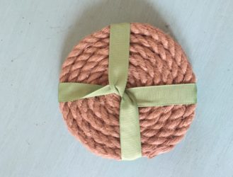 DIY: Sisal Rope Coasters