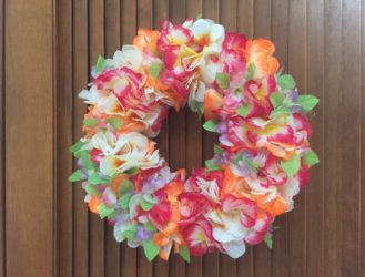DIY: get festive with a Lei Wreath