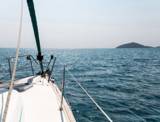 Meet The Adventurous Couple Raising Their Family At Sea