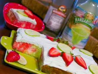 Margarita Love with Strawberry Tequila Cake