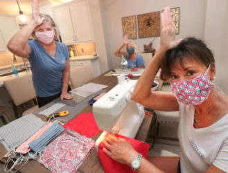 Margaritaville folks make hundreds of masks for healthcare workers