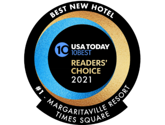 Margaritaville Resort Times Square Named “Best New Hotel” in USA Today’s 10Best Readers’ Choice Awards