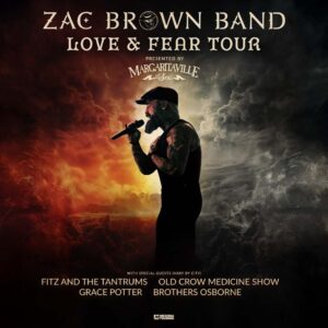 MARGARITAVILLE AT SEA AND ZAC BROWN BAND LAUNCH ONCE-IN-A-LIFETIME CRUISE GIVEAWAYS ON THE LOVE & FEAR TOUR