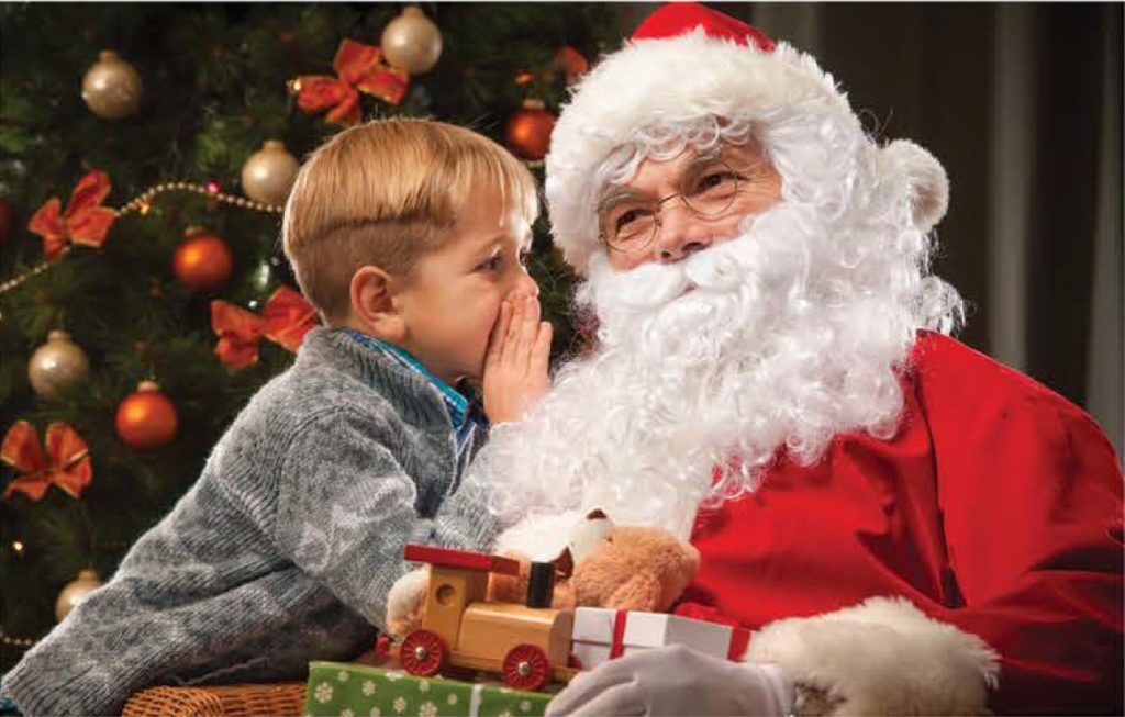 Child with Santa