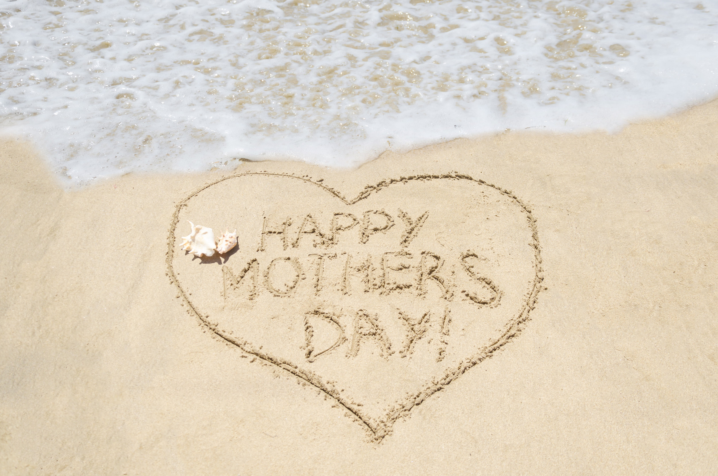 Mothers day on beach